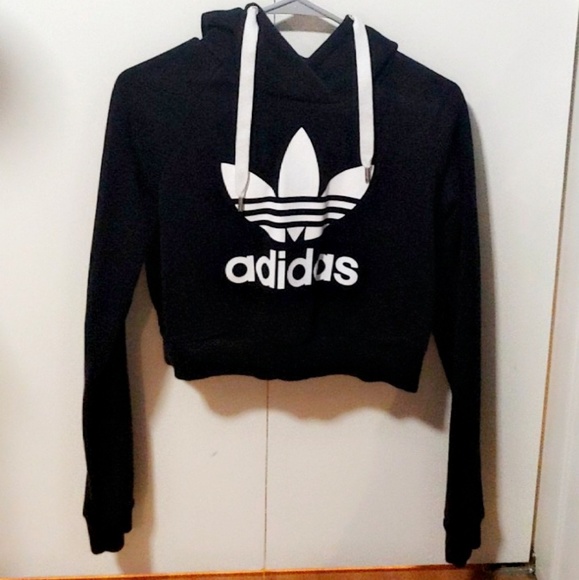 adidas Sweaters - Adidas crop hoodie